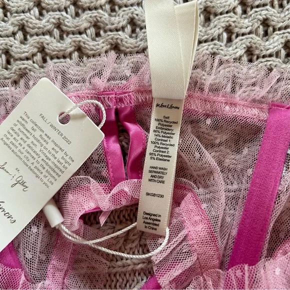 how to use ky jelly personal lubricant Fleur du Mal Rose Embroidery Demi Bra, Rose Embroidery V-String & Rose  Embroidery Garter Belt